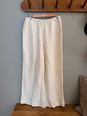 Zsupply baggy line pant- white size small